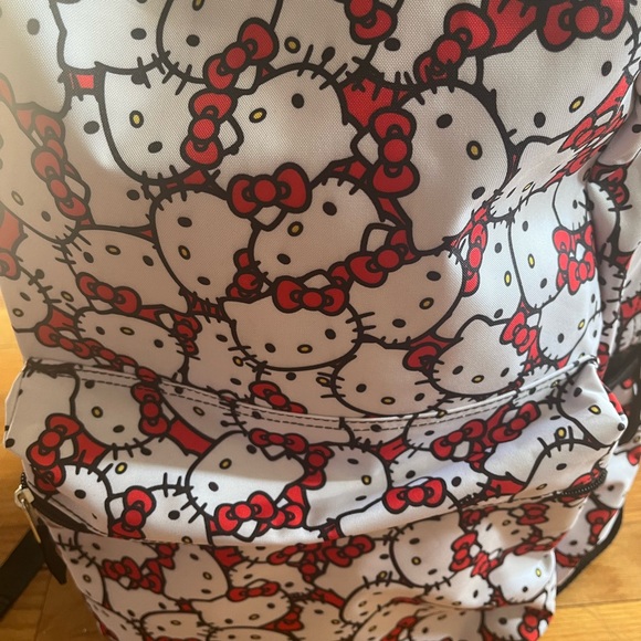Hello Kitty Red and White Kids Backpack - Picture 5 of 7